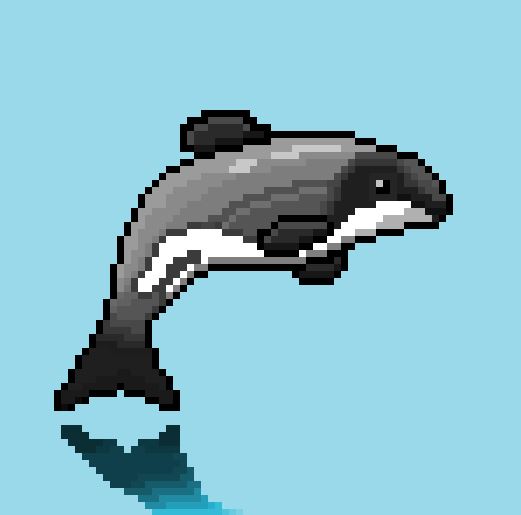 8-bit Maui's Dolphin